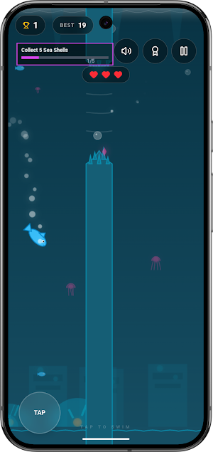 Dolphin Rush Tap - Offline Screenshot 3
