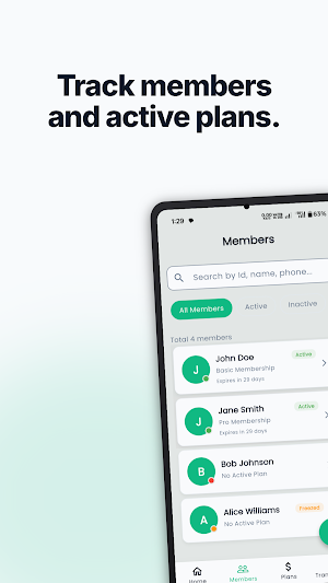 GymPulse – Gym Management App Screenshot 2
