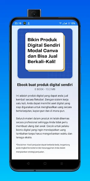 Produk Digital : Usaha Pelajar Screenshot 1