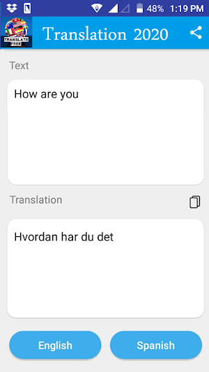 Danish - English Translator 2021 Screenshot 0