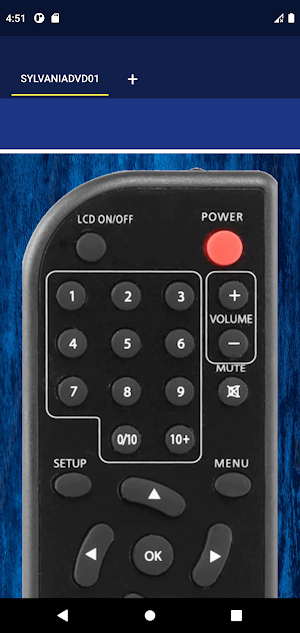 Sylvania DVD Player Remote Screenshot 3