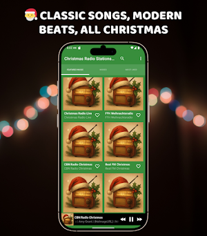 Christmas Radio Stations App Screenshot 1