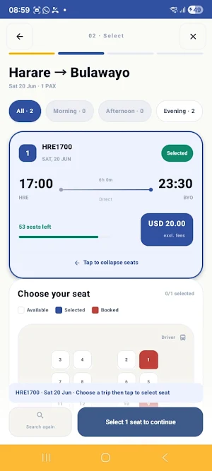 Extracity: Book Bus Tickets Screenshot 3