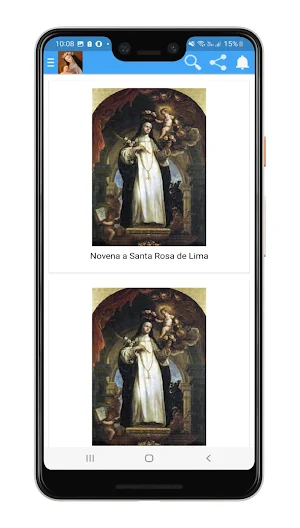 Novena a Santa Rosa de Lima Screenshot 1
