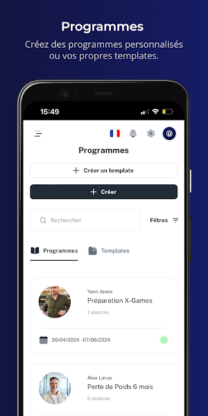 U-Coach App Screenshot 2