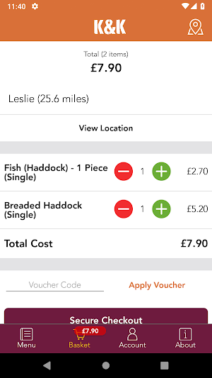K&K Fish Bar Screenshot 3
