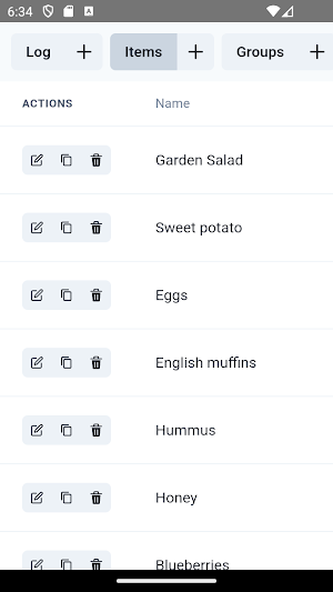 Nutrition Planner Screenshot 1