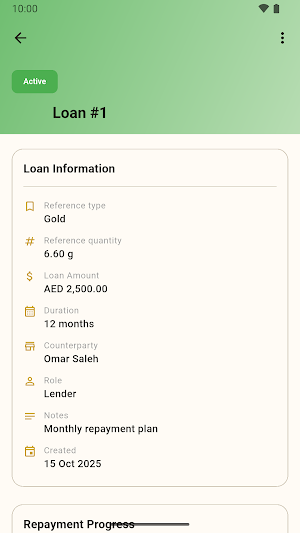 Katib: Debt Book in Gold & USD Screenshot 2