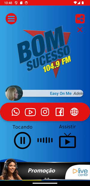 Bom Sucesso FM 104.9 Screenshot 3
