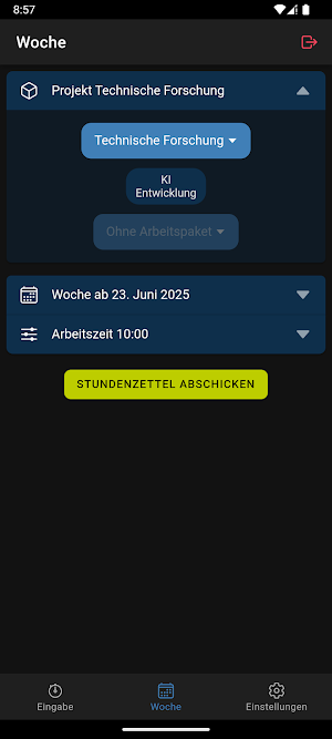 MaCoCo Zeiterfassung Screenshot 3