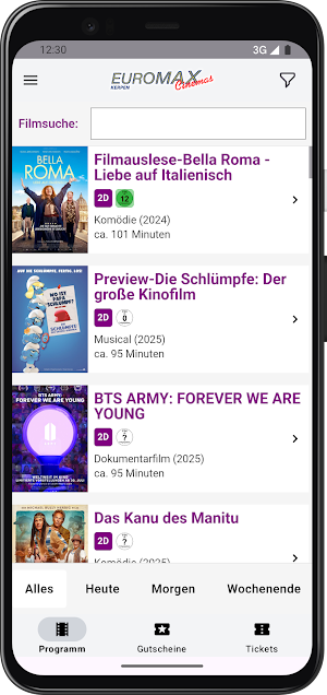 EUROMAX Cinemas Screenshot 2