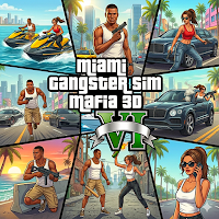 Miami Gangster Sim Mafia 3D