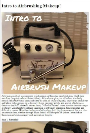 Airbrush Makeup Tutorial Screenshot 0