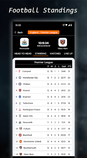 Live Football TV HD Streaming Screenshot 3
