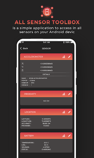 Sensor Test Toolbox Screenshot 1