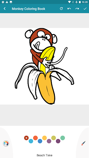Monkey Coloring Book Screenshot 1