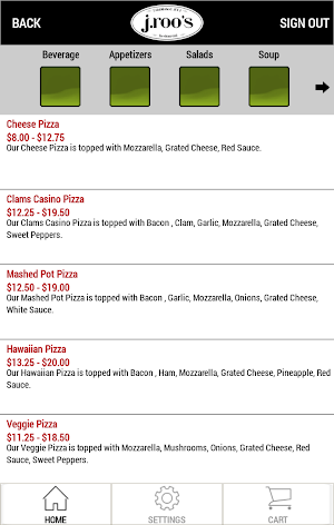 J. Roos Restaurant & Bar Screenshot 2