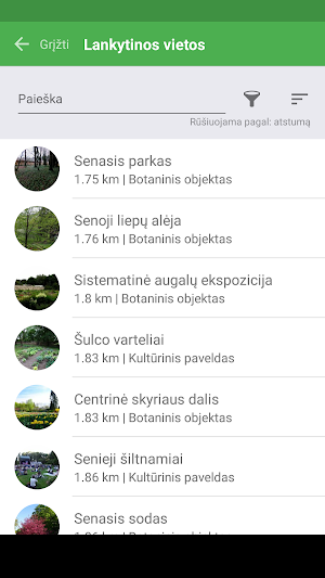 Botanikos sodai Screenshot 1