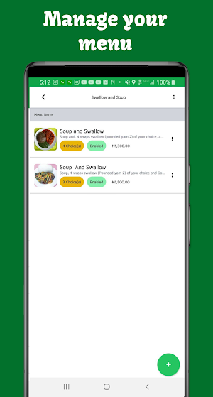 Shopbot Vendor Screenshot 2