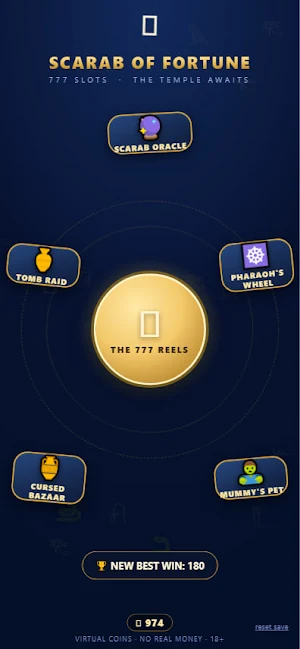 Scarab of Fortune - 777 Slots Screenshot 0