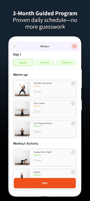 Women's Fat Burning Workouts Screenshot 2