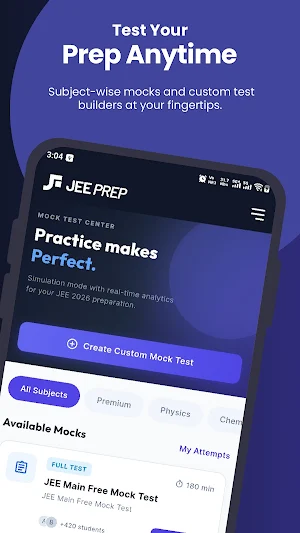JEE Main PYQs, Mock Test 2027 Screenshot 2
