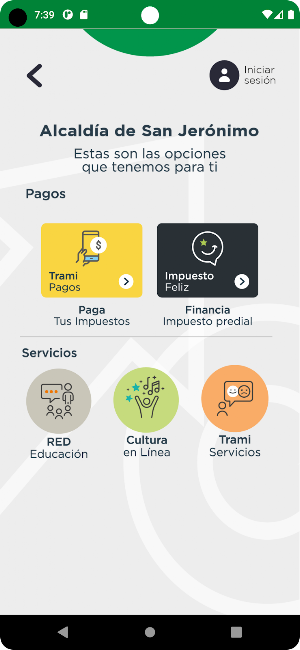 Trami App San Jeronimo Screenshot 1