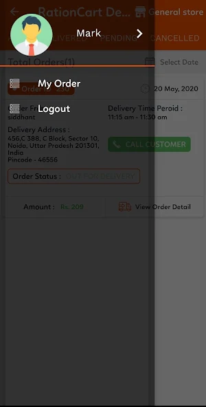 RationCart Delivery Screenshot 2