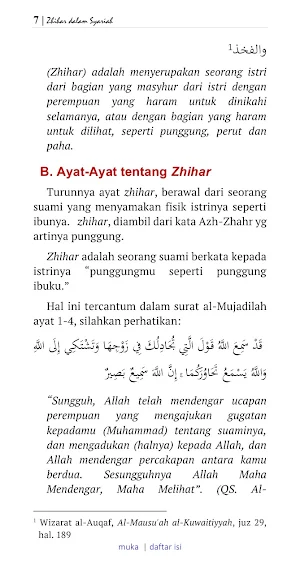 Hukum Fiqih Terkait Zhihar Screenshot 3