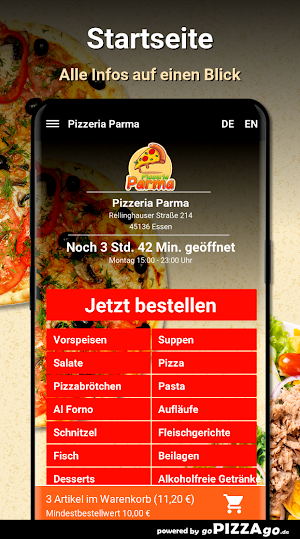 Pizzeria Parma Essen Screenshot 1