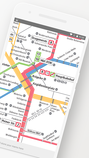 Hannover Metro Bus Map Offline Screenshot 1
