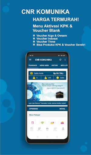 CNR KOMUNIKA : Aplikasi Pulsa Screenshot 1
