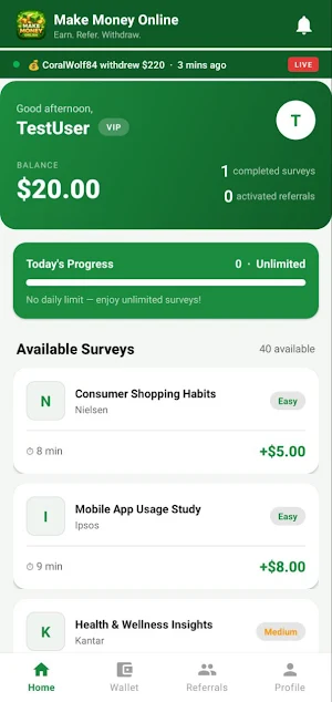 Make Money Online Real Cash Screenshot 0