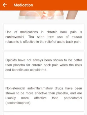 Back Pain: Cause and Treatment Screenshot 0