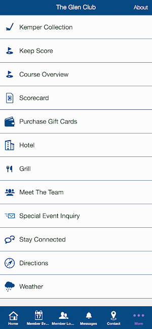 The Glen Club Member App Screenshot 1