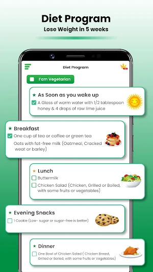 Diet - Weight Loss Meal Plan Screenshot 3