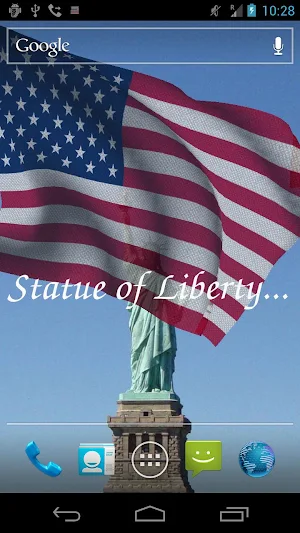 US Flag Live Wallpaper Screenshot 0