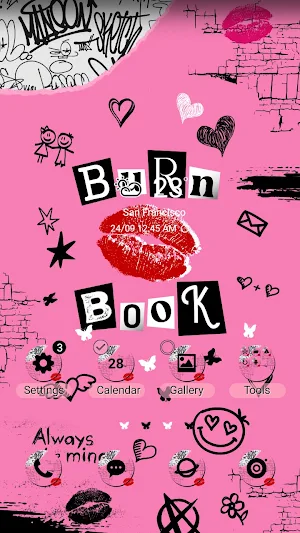 Burn Book - Wallpaper Screenshot 1