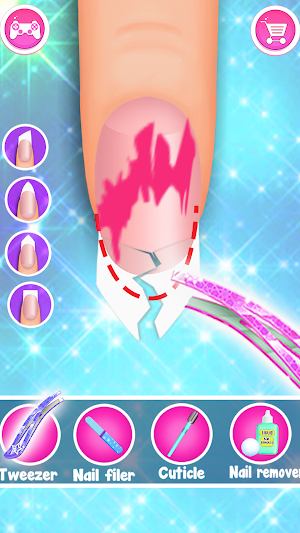 Nail Artist: Nail salon Game Screenshot 0