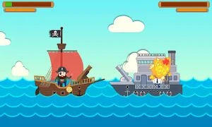 Naval battle. Screenshot 2