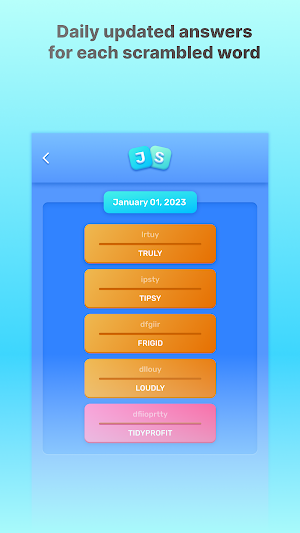 Jumble Solver Screenshot 3