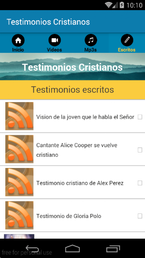 Testimonios Cristianos Screenshot 3