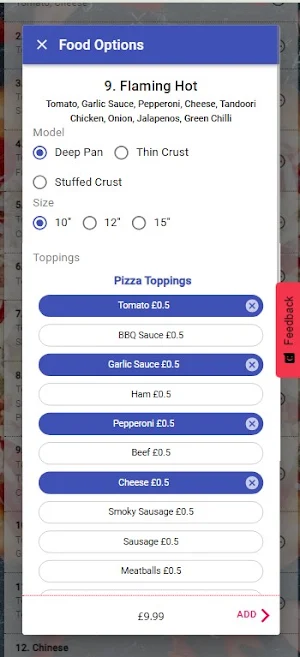 Eltham Pizza Screenshot 2