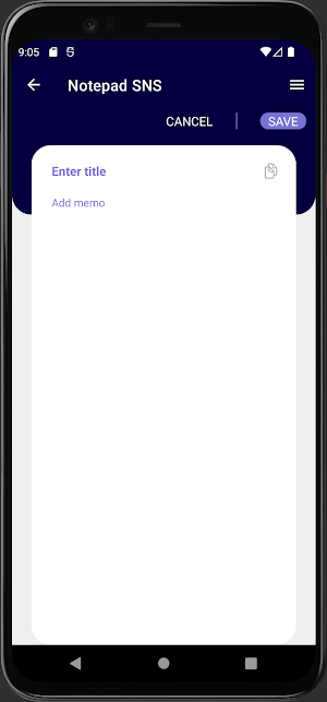 Notepad SNS Screenshot 2