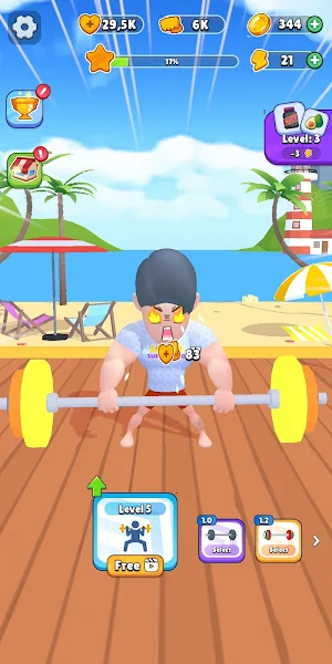 Gym Train Hero: Merge Power Screenshot 0
