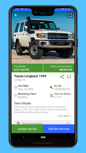 Auction Ethiopia Screenshot 2