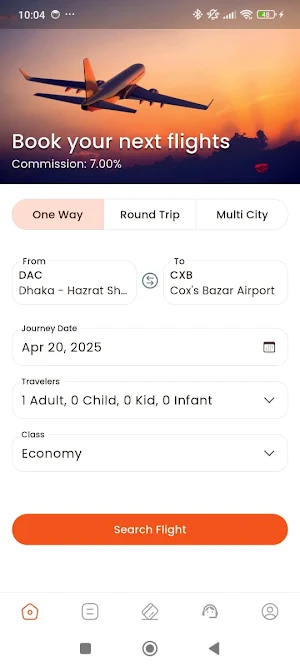 Flyaxies OTA B2B Screenshot 1