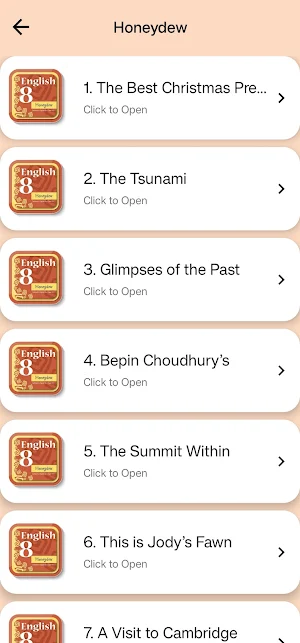 Class 8 English for 2023-24 Screenshot 2