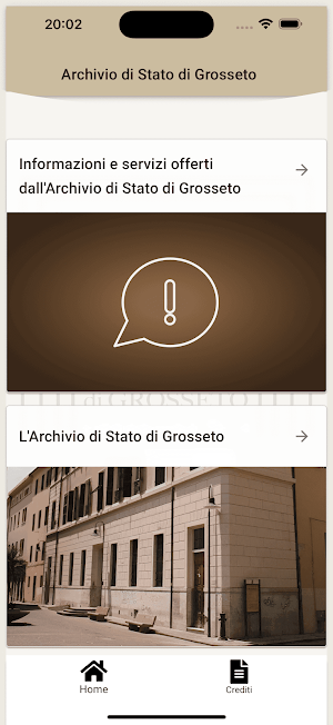 Grosseto Archivio di Stato LIS Screenshot 1