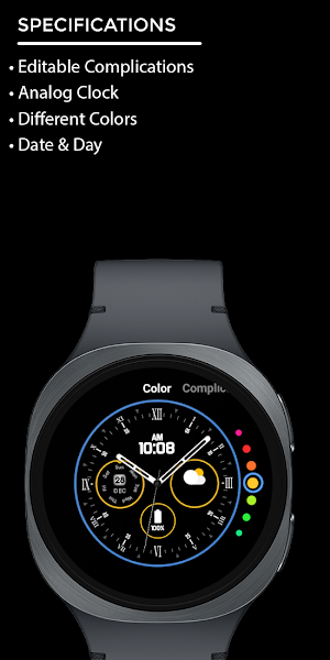 Night 18A - Analog Watch Face Screenshot 3